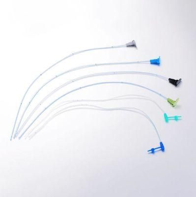 Disposable PVC or Silicone Stomach Tube for Feeding with or Without X-ray Line