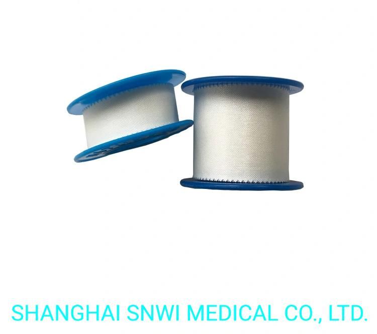 Silk Tape with Plastic Tube Package Medical Adhesive Tape