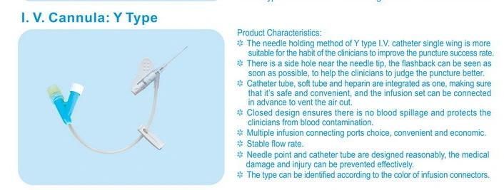 IV Cannula/Catheter with Wing Injection Port