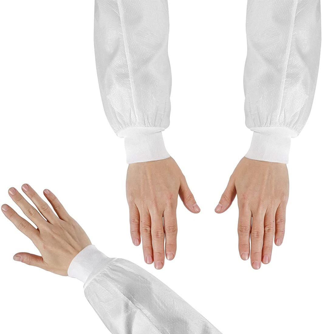 Disposable Medical White Labcoat Non Woven Made with Button