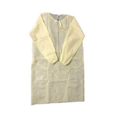 Medical Consumable Nurse Apron Uniform Topmed Disposable PP Nonwoven Isolation Gown Sterile Gown Hospital Uniform