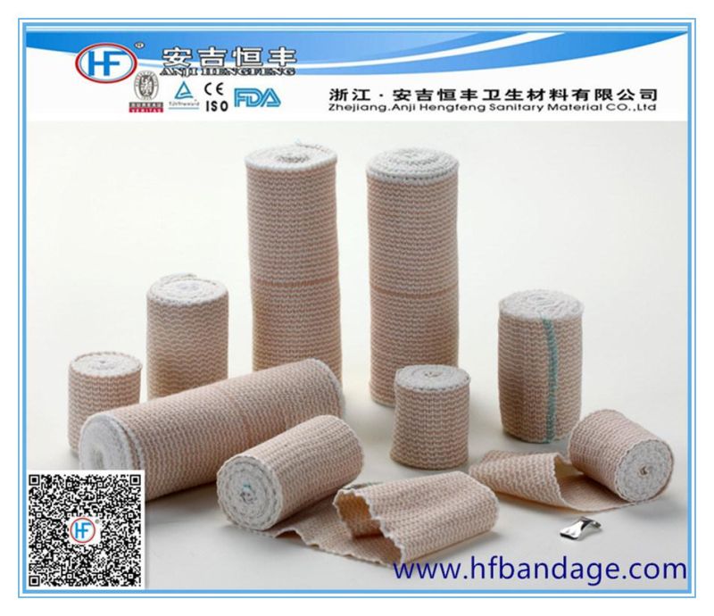 100GSM Manufacturer Elastic Support Laced Commpression Bandage OEM Hot Sale with FDA/Ce/ISO