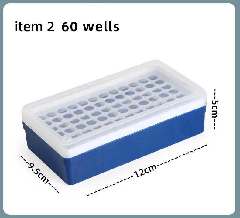 Laboratory Disposable Transfer 100 Wells Rack Pipette Tip Box