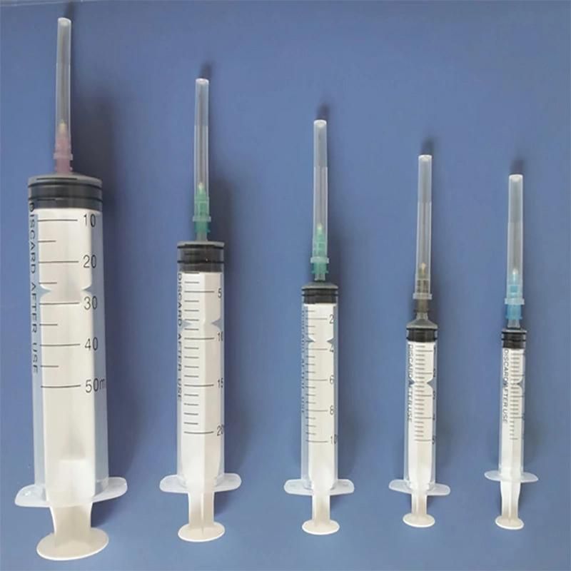 Disposable Self Destruction Non Residue High Temperature Resistant Plastic Syringe