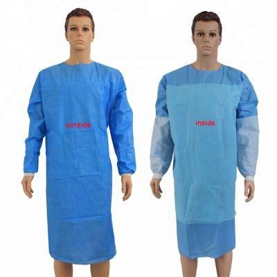 Thumb Loop Plastic Disposable CPE Surgical Isolation Gown