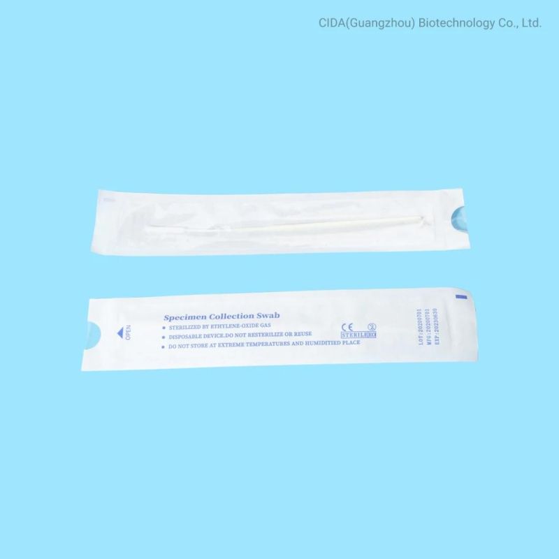 Medical Disposable Specimen Collection Nylon Flocked Swab