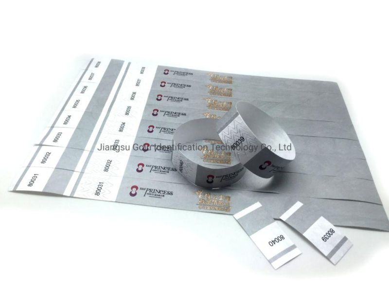 Wholesale Tyvek Wristbands Event Paper Bands with Tab