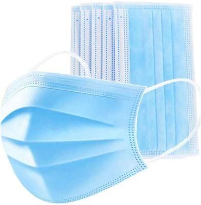 Disposable Blue Non Woven 3 Ply Surgical Face Mask