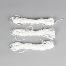 Factory Raw Material Disposable White Spandex 4mm Flat Mascarillas Elastic Earloop