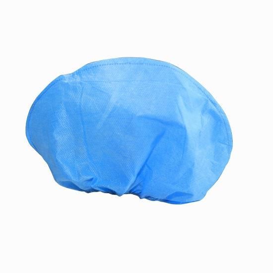 Blue Disposable SMS Doctor Caps with Elastic at Back