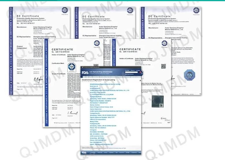 Wound Dressing Medical Non Woven Ball with Ce and ISO 13485