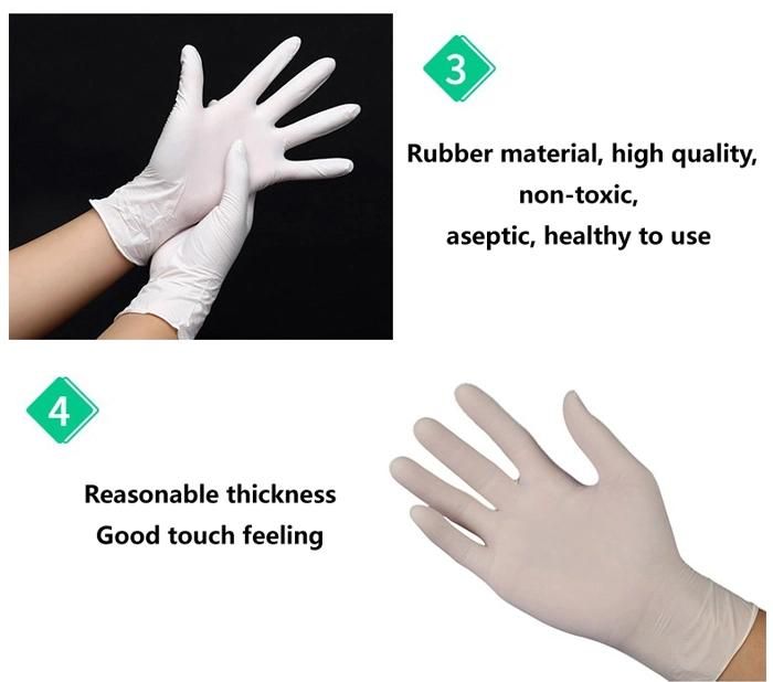 Disposable Industrial Grade Normal Blue Fingers Textured Nitrile Gloves