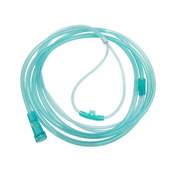 Disposable Nasal Oxygen Cannula Medical PVC O2+CO2 Nasal Oxygen Tube 2m Long