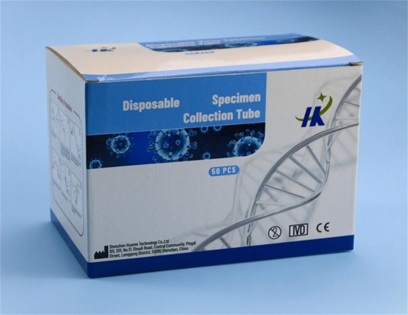 Disposable Sterile Sampling Tube Sample Collection Kit Nylon Flocked Swab Vtm Kit