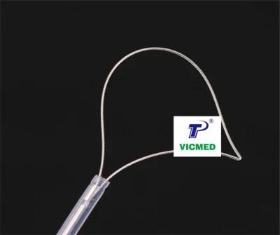 Single Use Endoscopy Rotatable Polypectomy Snare Crescent Shape