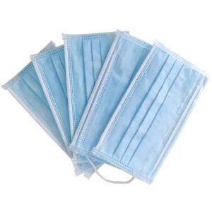 En149: 2001 + A1: 2009/En146683 Surgical Flat Ear-Loop Blue Face Mask Medical Supply