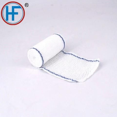 Medical CE ISO 13485 Approved Cotton Crepe Bandages High Elastic Bandage with Clips