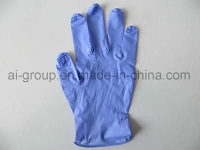 Disposable Powder Free (Bule/Purple/Black) Nitrile Gloves for Beauty/SPA/Nail