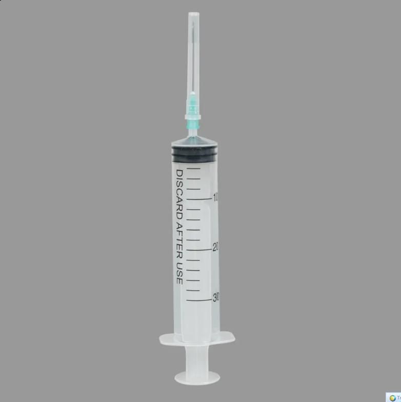 Plastic Sterile Disposable Syringe 1ml 2ml 3ml 5ml 10ml 20ml 30ml 60ml 100ml with CE & ISO Certificate