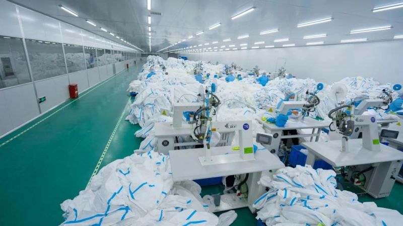 Factory Directly Protective Suits Disposable Non Woven Isolation Gown