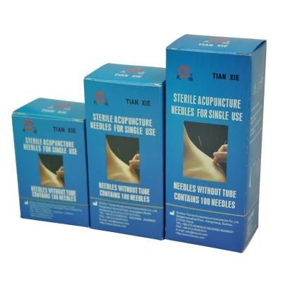 Factory Price Trade Asssurance Disposable Sterile Copper Wire Handle Acupuncture Needle with CE Certificate