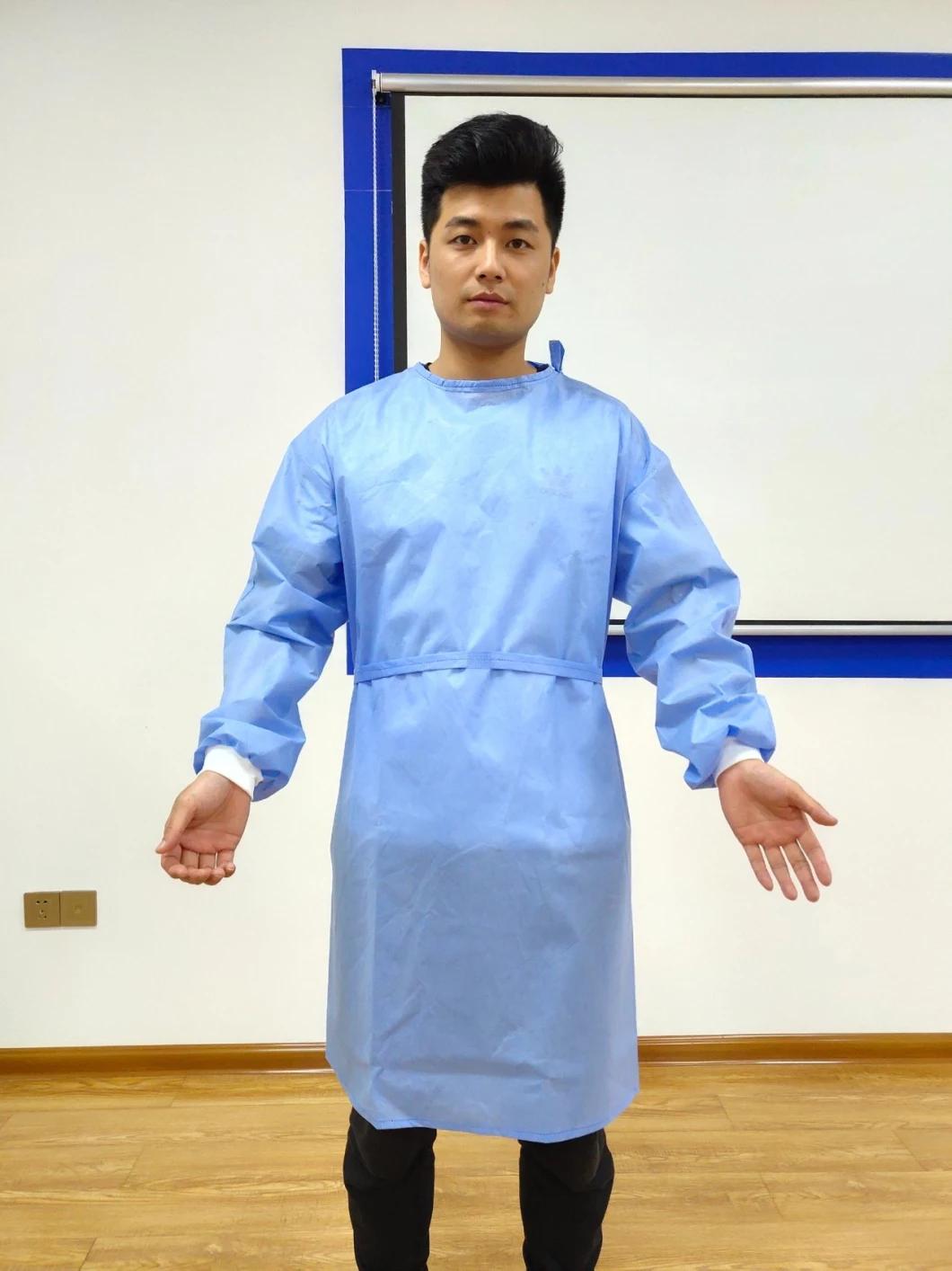 SMS Fabric Disposable Surgical Gowns with Test Report