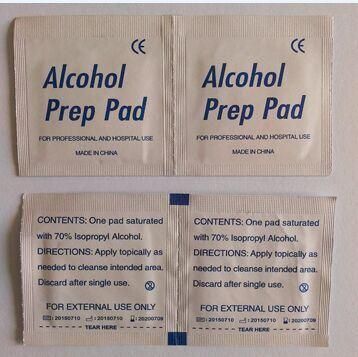 Alcohol Prep Pad, Alcohol Pad, Isopropyl Alcohol Swab Medical Disposal Wet Cleaning Hand Cleaning