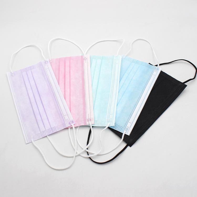 3 Ply Disposable Children Face Mask CE Certified Bfe98% Non-Woven Medical Face Masks Factory