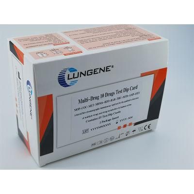 China Factory Directly Supply Wholesale Rapid Urine Multi Drug Abuse Test Kit