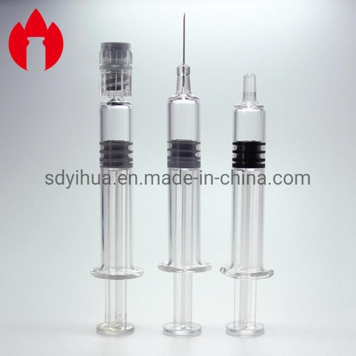 Glass Cartridge Syringe for Medical Injection