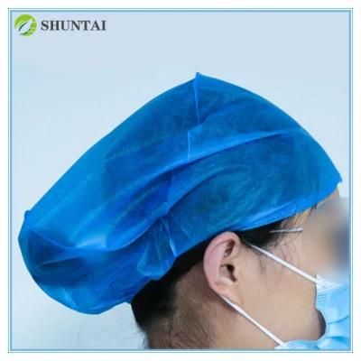 Disposable 10 GSM Non Woven Cap Anti Dust Bouffant Head Cover Hair Clip Strip Hat for Sale