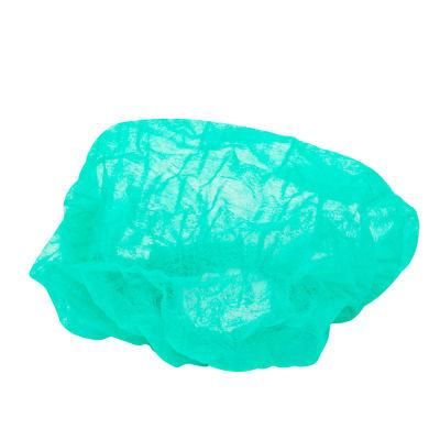 Disposable PP Non Woven Head Cover Bouffant Cap Mop Strip Clip Cap Doctor Cap Nurse Cap