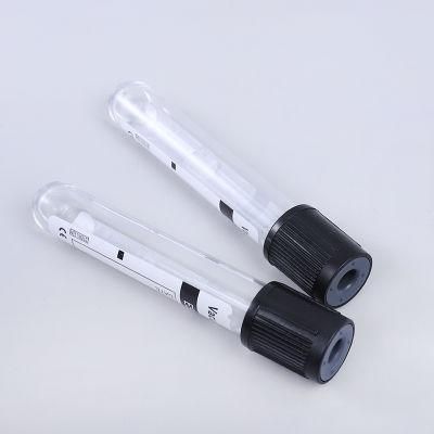 in Stock Black Cup Medical Collecting Vacuum Blood Test Tube