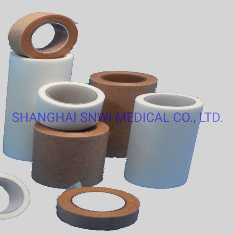 Hot Sale Disposable Medical Non-Woven Micropore Paper Tape for White or Skin Color