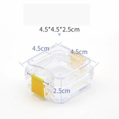 Oral with Membrane Tooth Box Dental Inlay Tooth Denture Protective Film Tooth Box Can Be Printed Logo Dental Transparent Denture Box