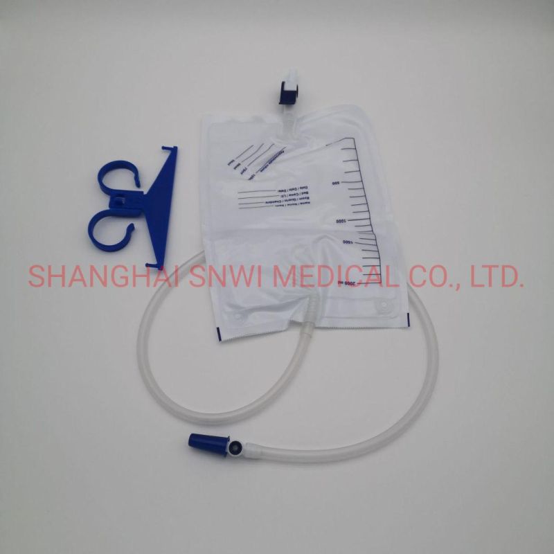 Disposable Medical 2000ml Adult Sterile Economic Urine Bag