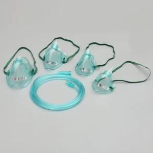 CE Approved Medical Oxygen Face Mask for Breathing Machine