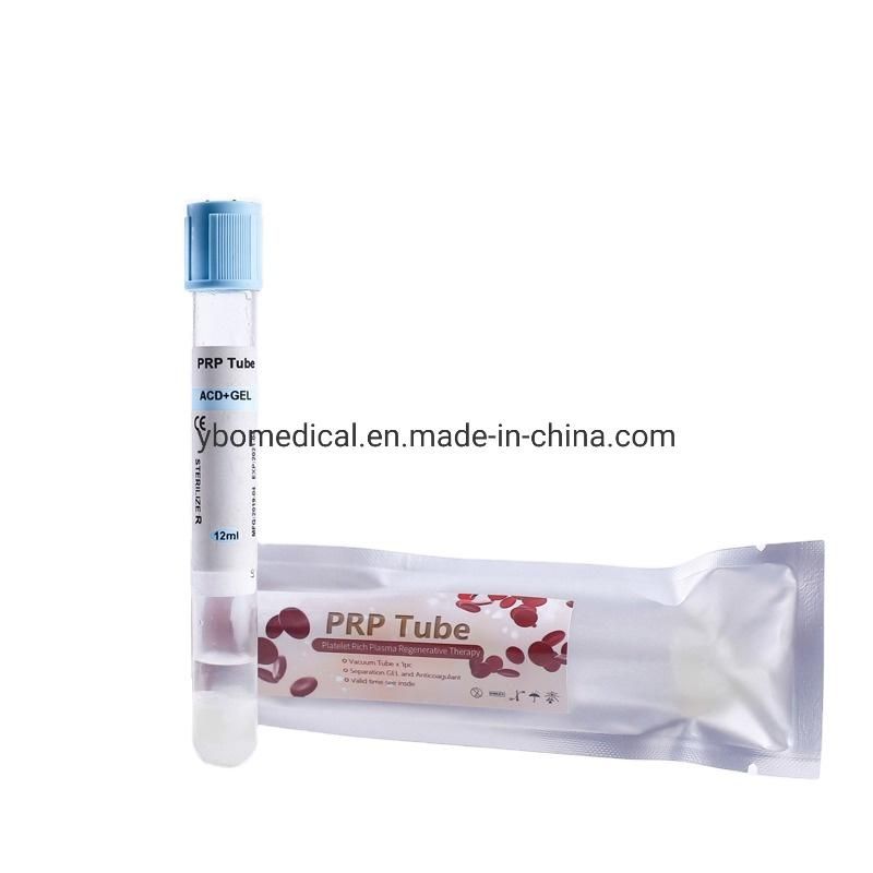 Wholesale Manufacturer Medical Disposable Blood Collection Prp Gel Tubes with CE