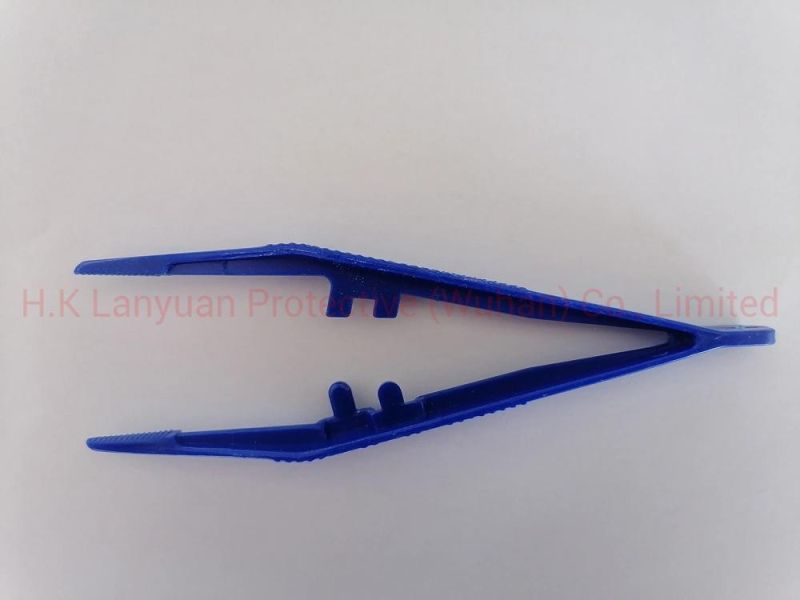 Disposable Plastic Forceps Tweezers Medical Supply