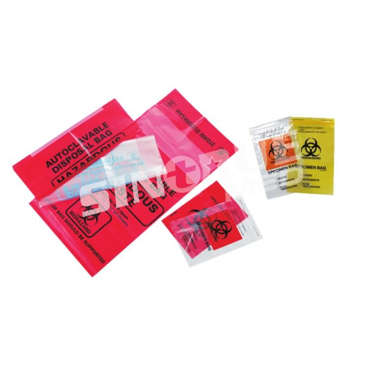 5.5"X6.5" 6"X9" 10"X10" Virgin LDPE Disposable Specimen Bag