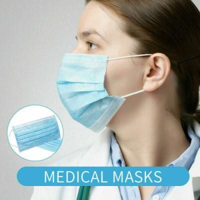 Ce Certified 3ply Disposable Protective Medical Mask