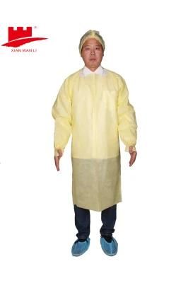 Convenient Examination Gown Economical Non Woven Disposable Gown