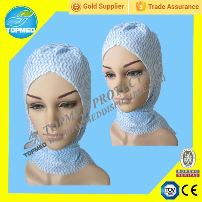 Nonwoven Spunlace Head Cover, Spunlace Doctor Head Cover for Muslem