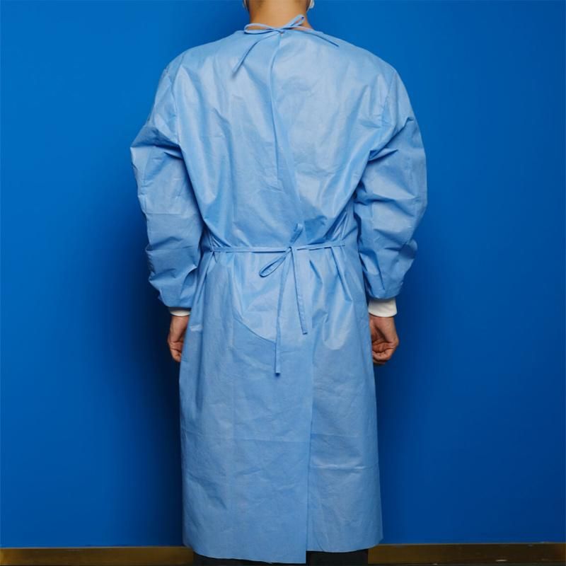 Disposable Surgical Gown Non-Woven Reversible Safety Suit Nonwoven Sterilize Isolation Clothing