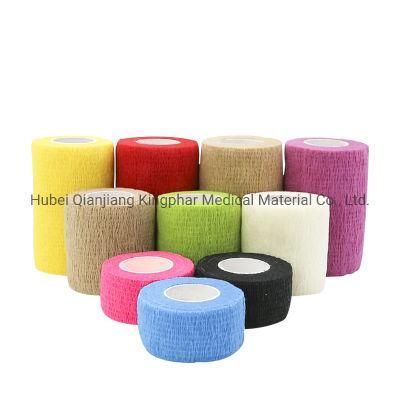 Easy Tear Self Adhesive Vet Wrap Adhesive Elastic Cohesive Bandage