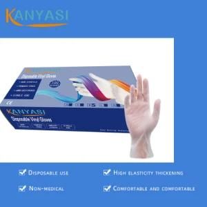 High Quality Black Nitrile Gloves Disposable Powder-Free Latex PVC Vinyl Gloves, Disposable PVC Gloves