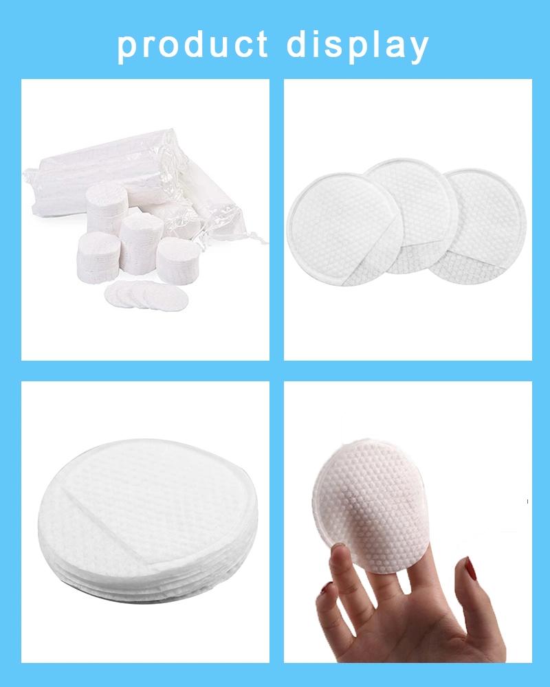 Absorbent 100% Pure Cotton Pads Makeup Remover