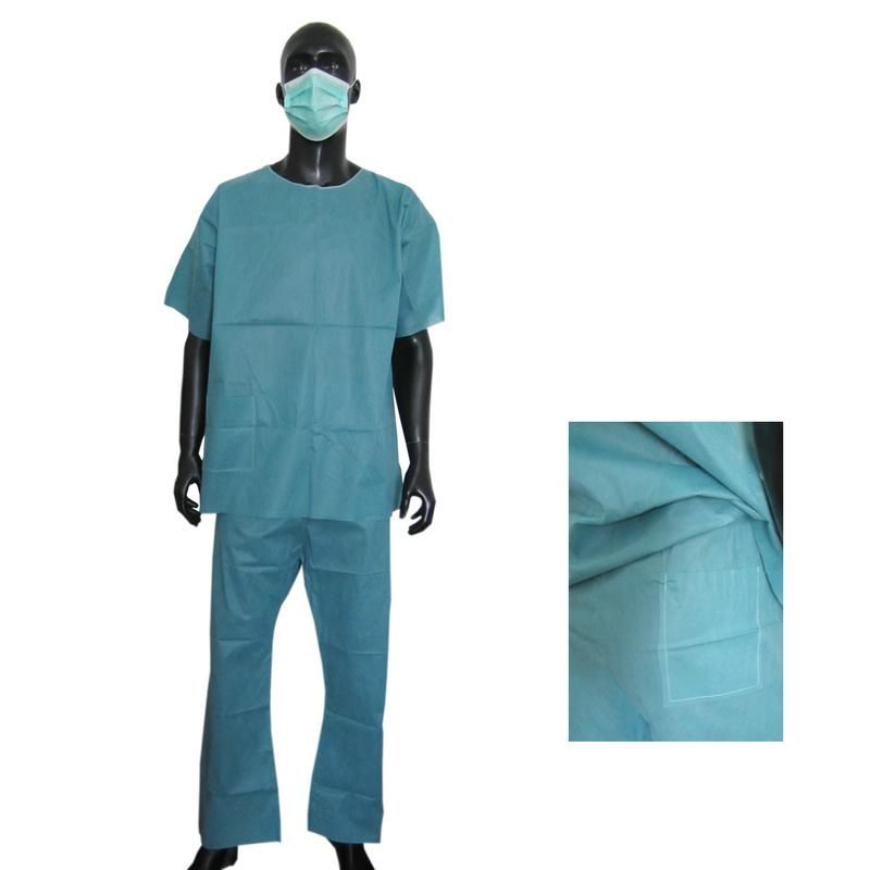 Factory Wholesale Price Sterile Disposable Hospital SMS Patient Surgical Gown