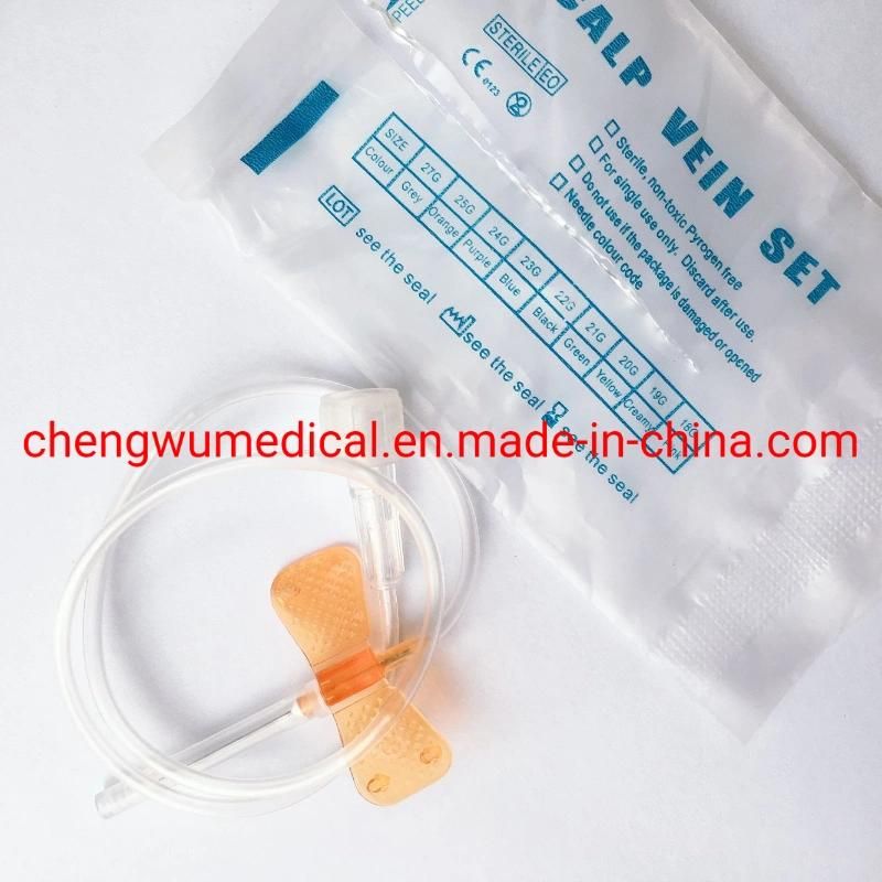 Hot Sale Medical Disposable Butterfly Scalp Vein Set