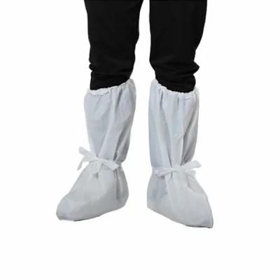 Eco-Friendly, Disposable Anti Static Non Woven Disposable Waterproof SMS Microporous Boot Cover Shoe Covers